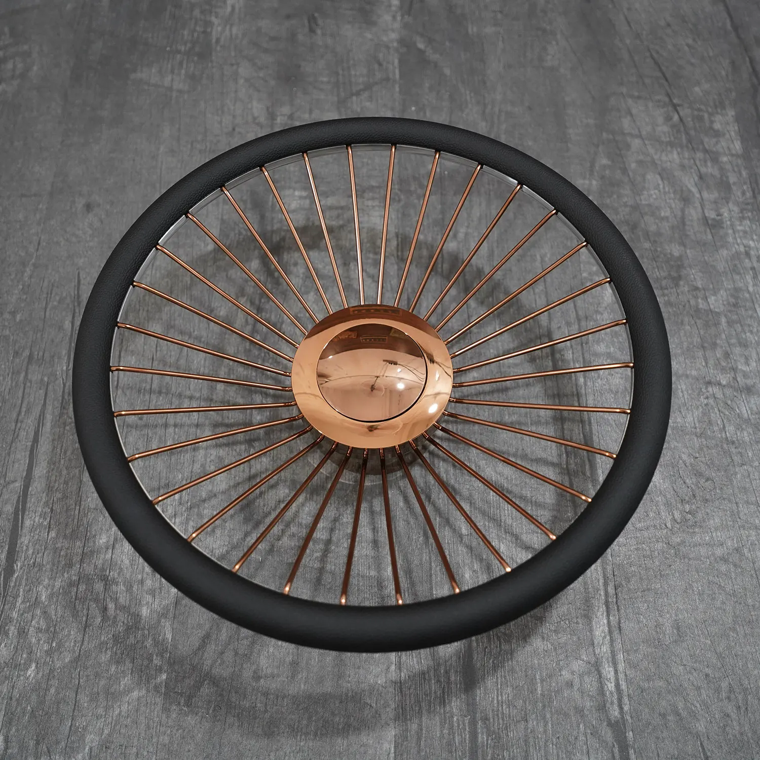 Car 15 Inch Chrome Forged Spoke Steering Wheel