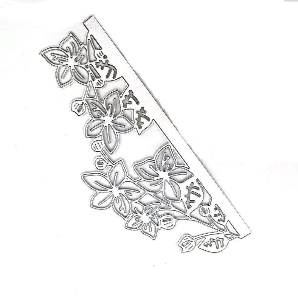 DIY Cutting Carbon Molded Flower Knife Mold Template Plant Flower Greeting Card Edge