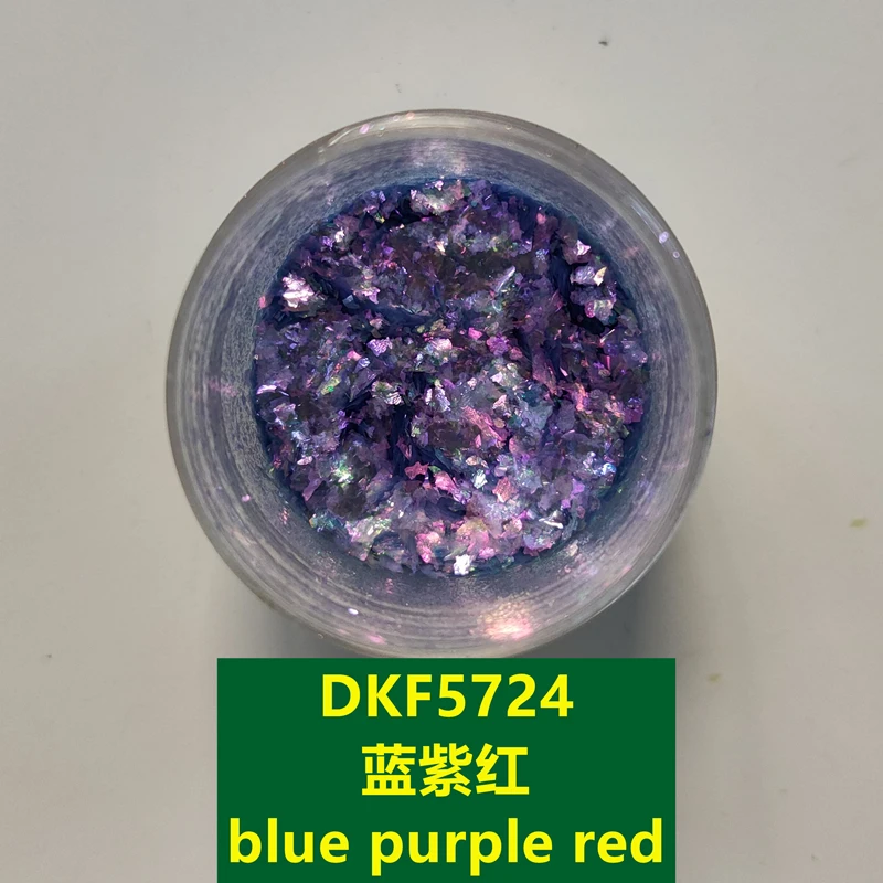 Cosmetic Grade Transparent Chameleon Flake For Nail Art Highlighter Multicolor Pigment Eyeshadow Color Shift Chrome Pigment
