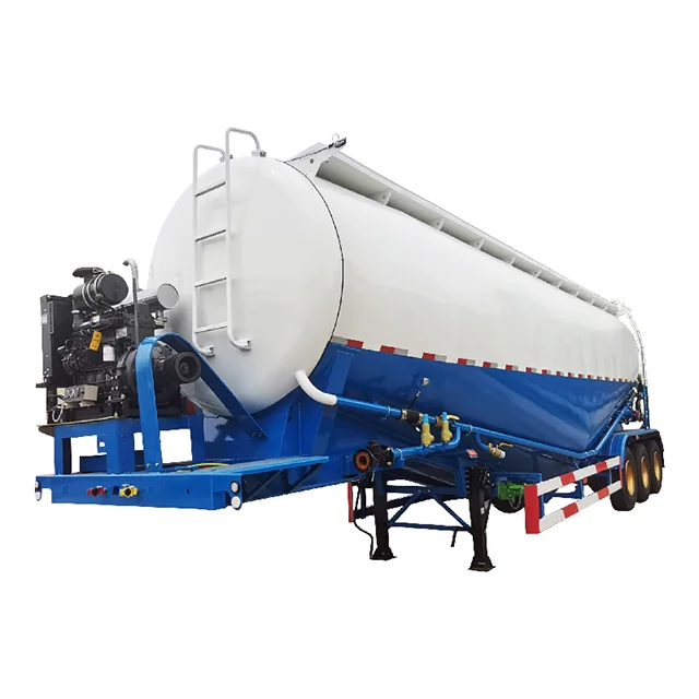 Brand New Product Factory Price Dry Powder Tanker Truck Bulk Cement Tank Semi Trailer With Factory custom