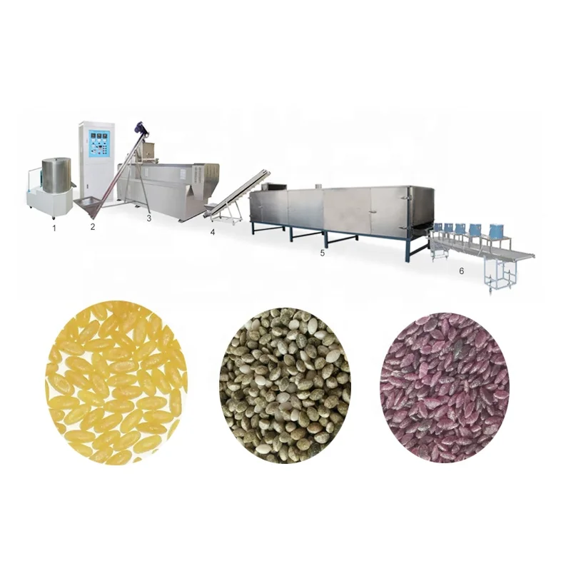 Nutrition Artificial rice Extruder Machine Production Line