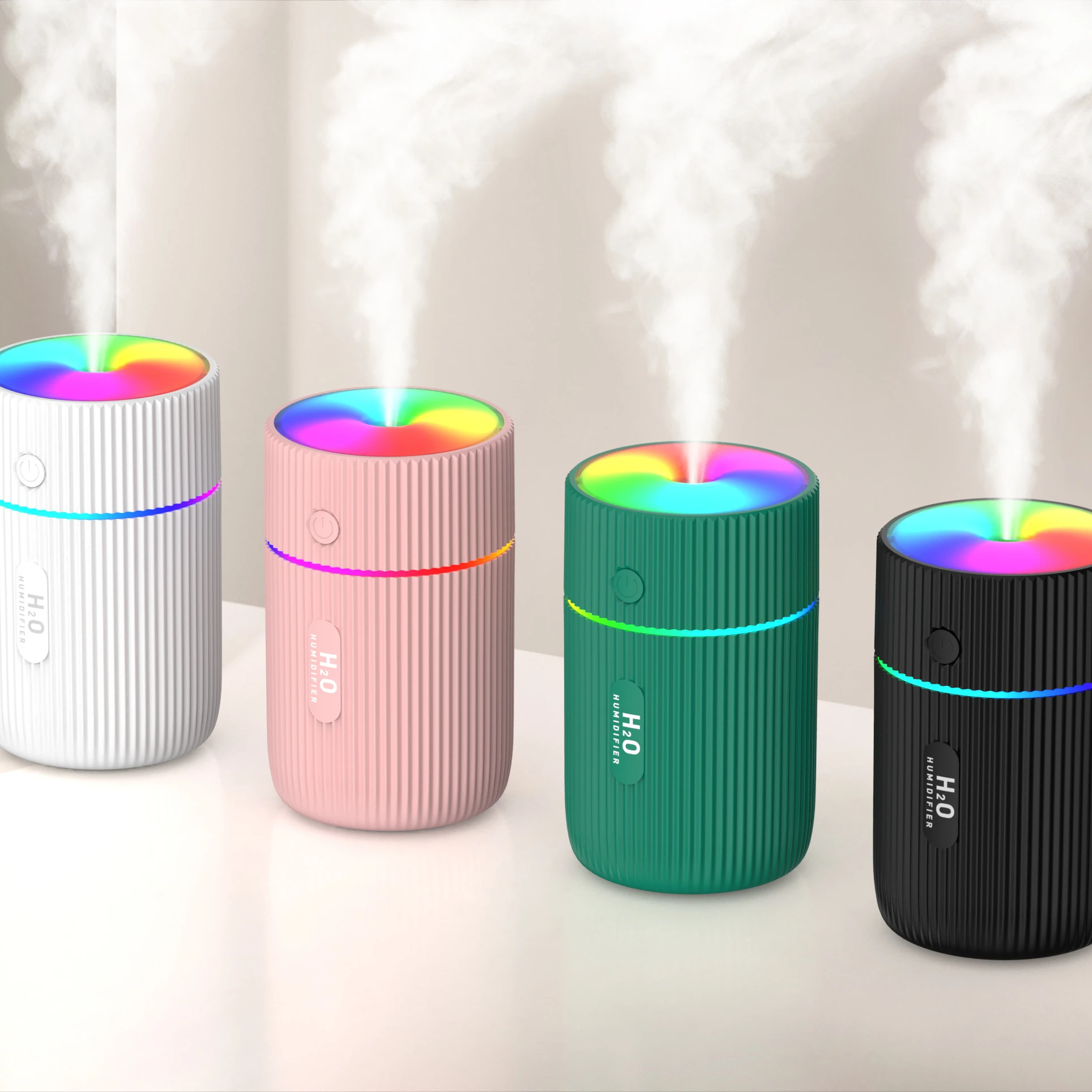 2022 Мини Портативный увлажнитель воздуха, цветной освежитель воздуха, аромадиффузор H2o 220 мл, Usb Ультразвуковой увлажнитель воздуха для автомобиля