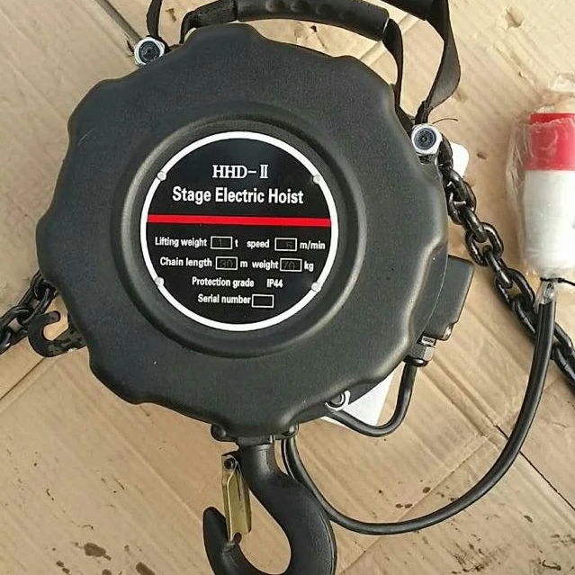 HHD stage electric hoist with limit switch and protective motor