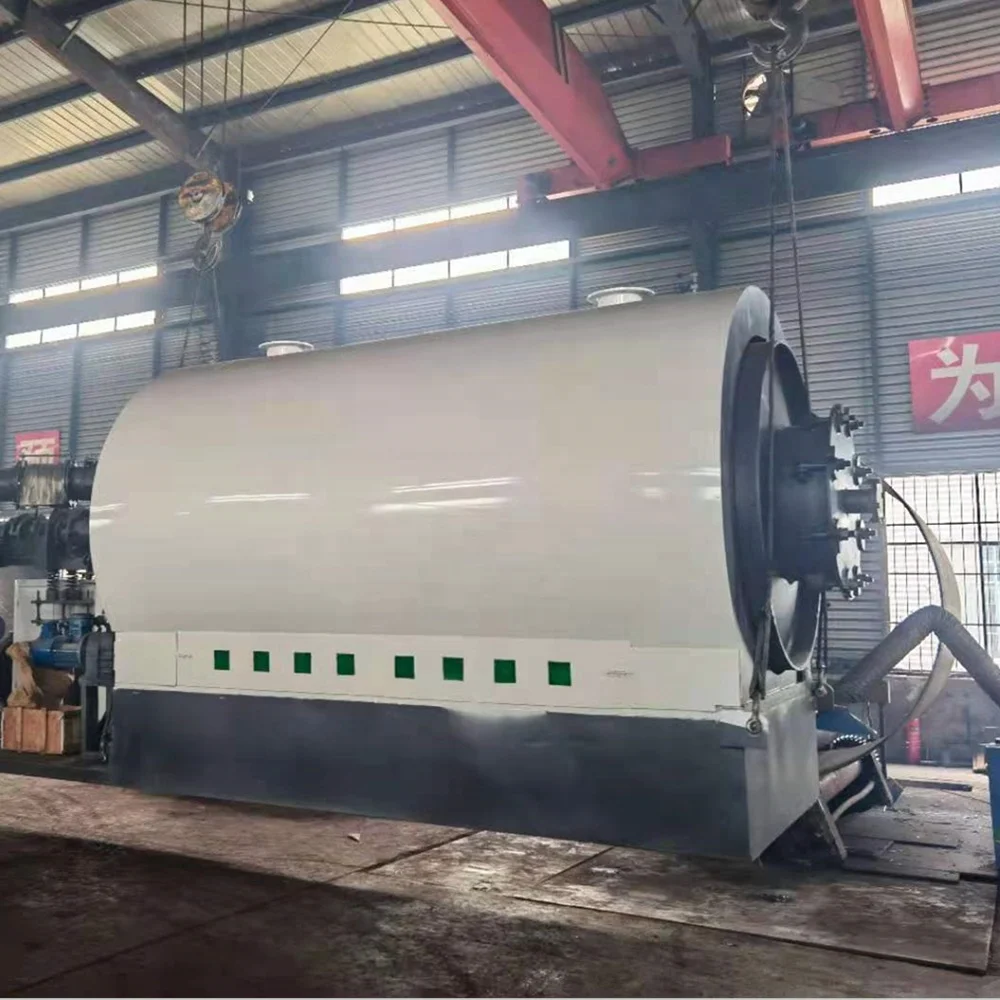 Пиролизная установка для переработки отходов полиэтилена, полипропилена, бензина, новый дизайн