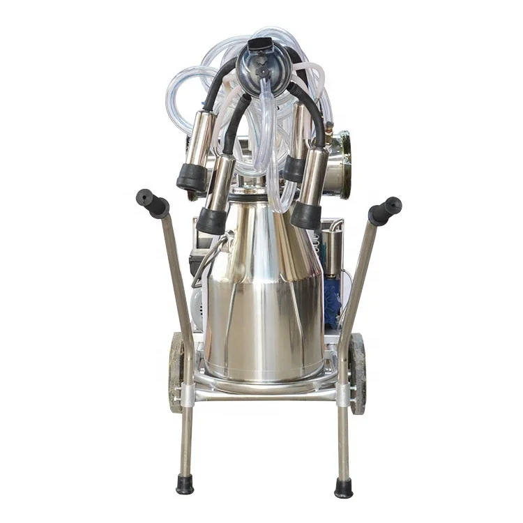 cow Milking  Machine Portable  with  2 tank
