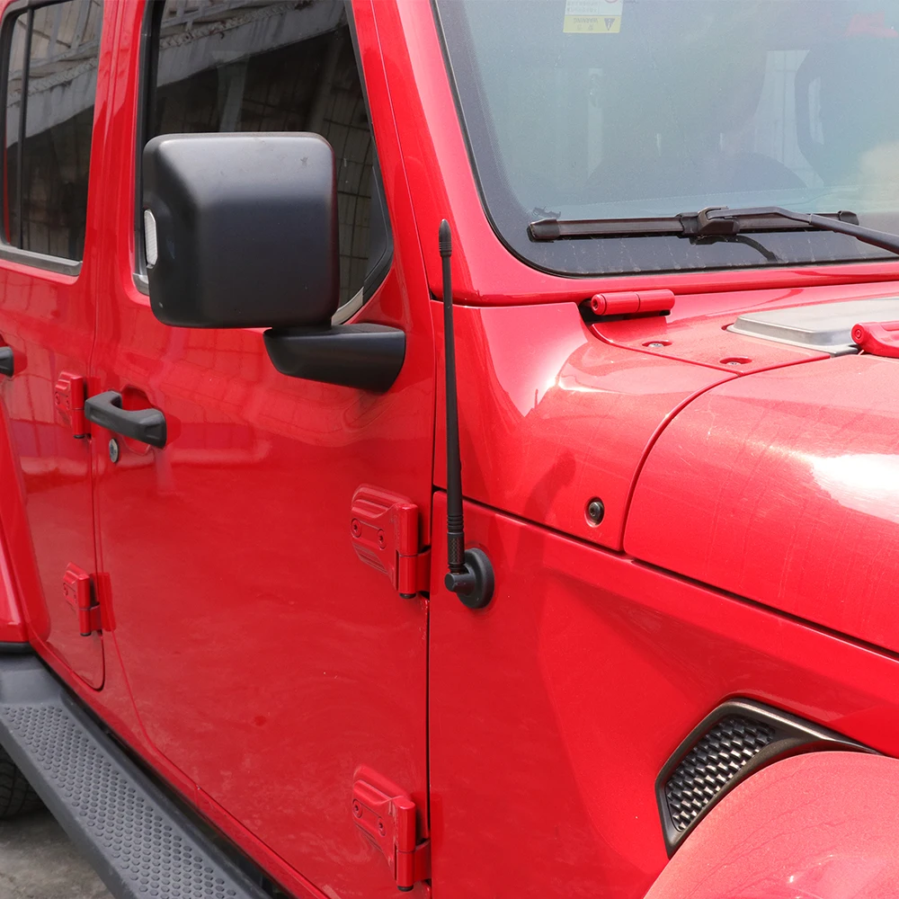 Cartaoo 13 inches Flexible TPEE Antenna Replacement Optimized FM/AM Reception Compatible with Jeep Wrangler JK JKU JL JLU