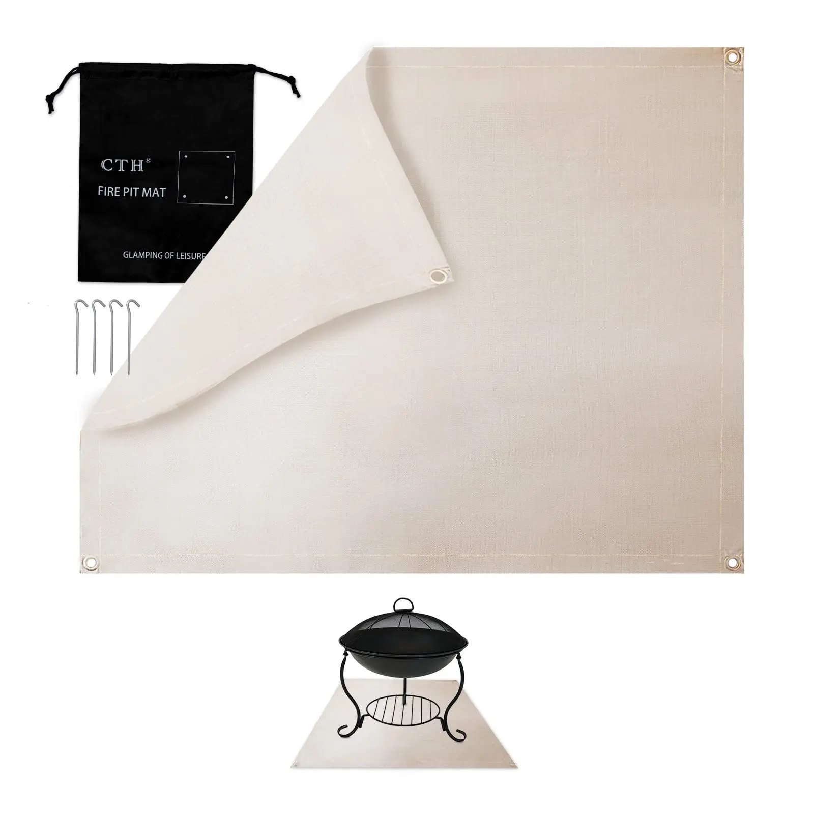 Гибкие противопожарные Стекловолоконные сварочные мягкие коврики для гриля для уличного гриля