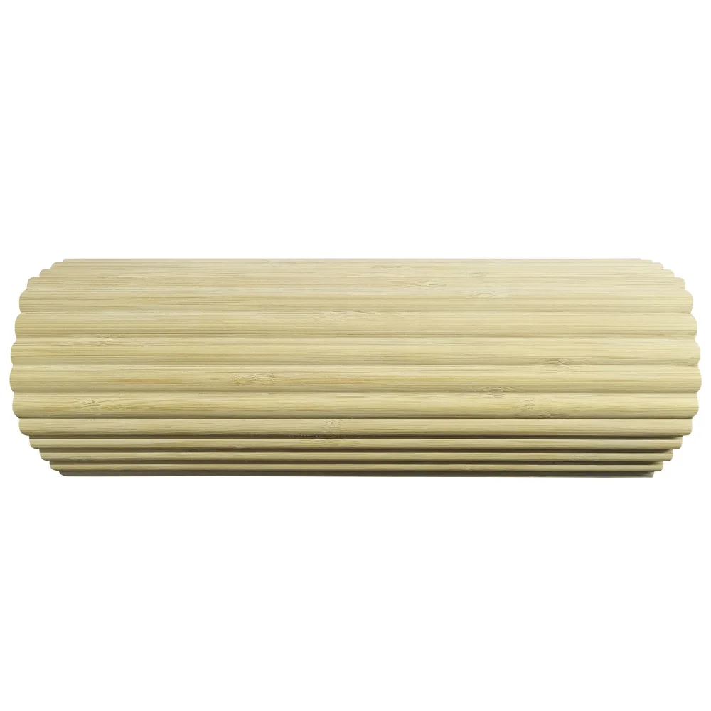 Hot selling natural bamboo flexible 3d wave wall panels factory direct fluted panel modern wainscot