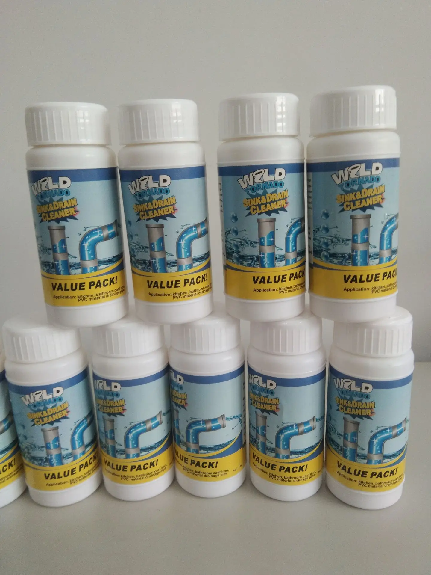 22- Hot Powerful Sink Drain Cleaner Portable Powder Cleaning Tools Super Power Amazing All-Purpose Quick Foaming Toilet Cleaner