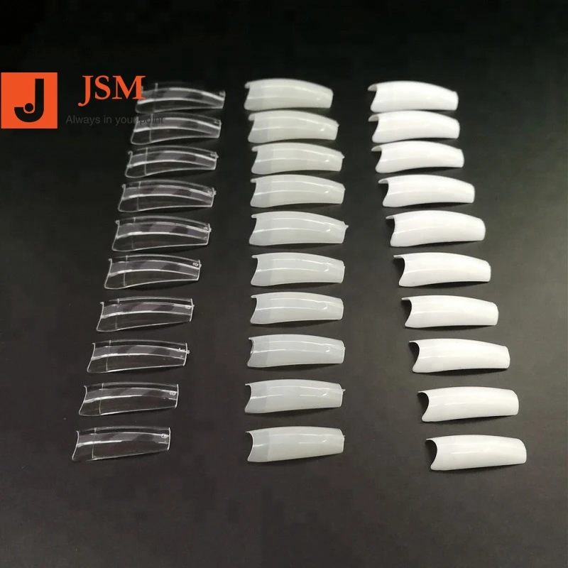 500 шт. естественный цвет французский стиль акриловый УФ-гель Ложные для Неил арта украшения для кончиков ногтей