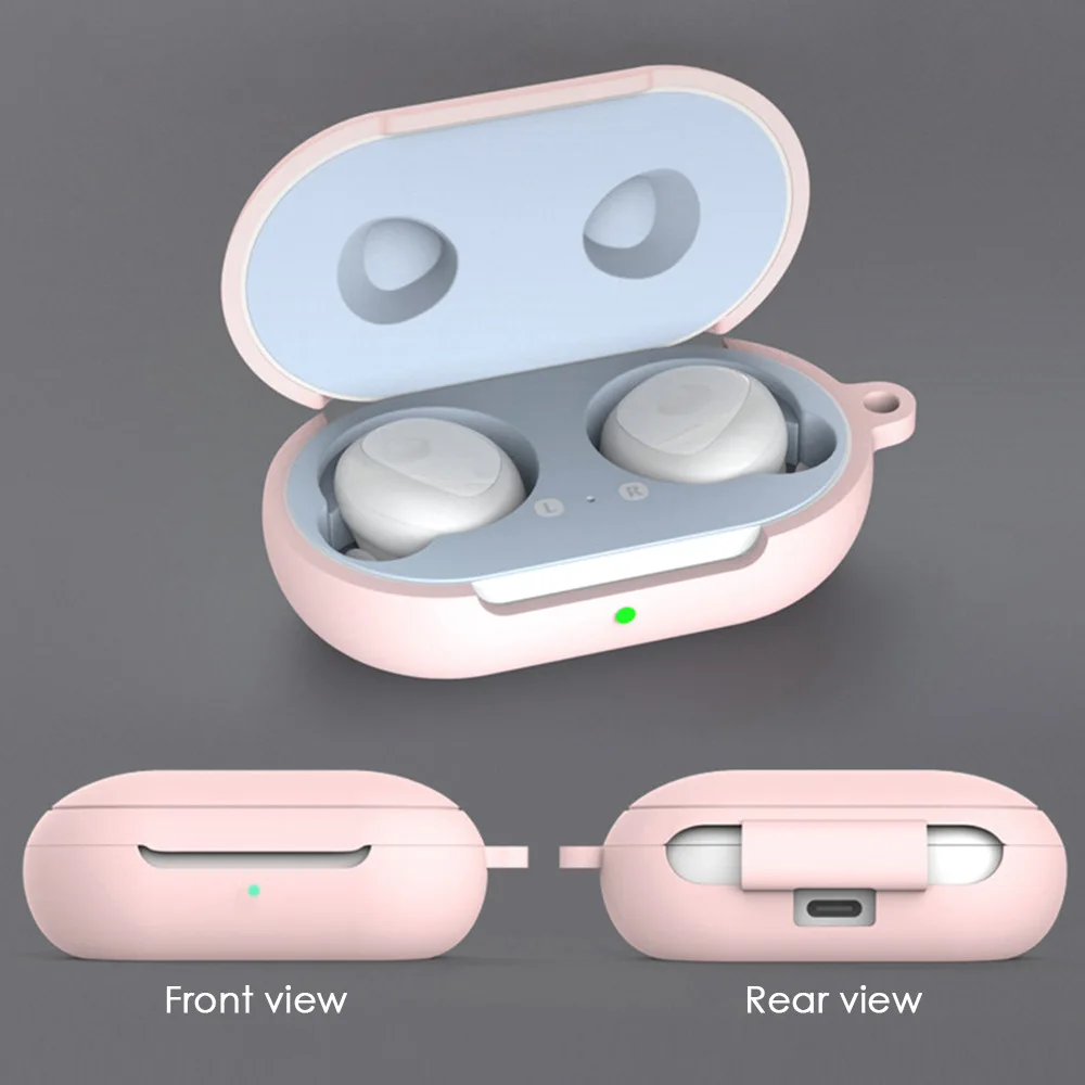 Silicone Cover Case For Samsung Galaxy Buds Candy Color Silicone Shockproof Earphone Case