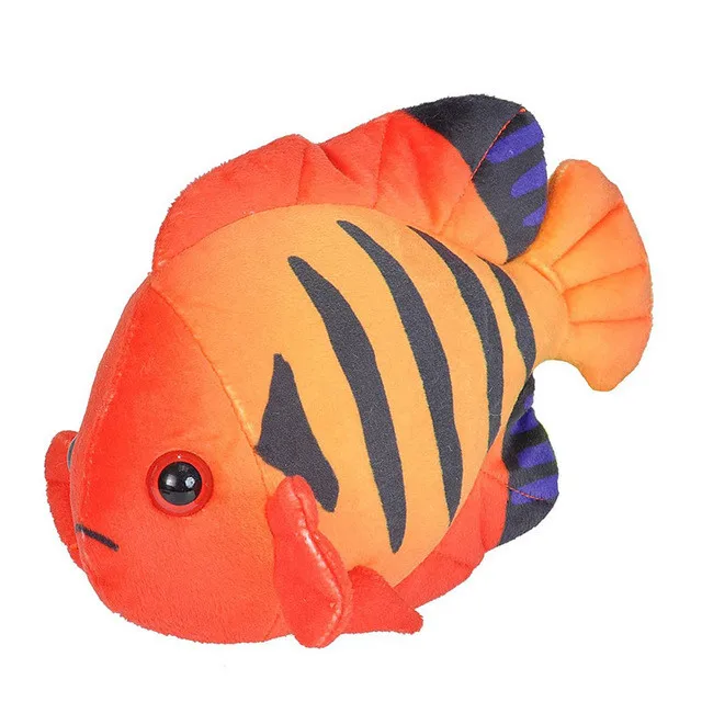 Striped fish plush toy carp sofa cushion Festival gift tease cat doll Festival funny dollhigh quality custom stuffed animals