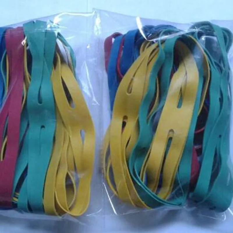 Assorted Color H-Band Silicone Rubberband X Rubber Band for Books, Cameras, Art, Cooking, Wrapping, Exercise, Bag Wraps