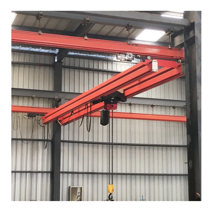 2000 kg 2.5T 3.2T KBK model UK40 rail large-tonnage double girder beam suspension light ergonomic EOT crane system price