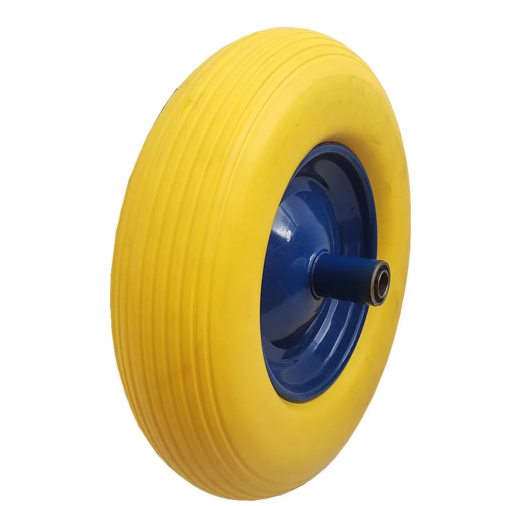 Wholesale 16 inches PU Solid Foam 4.80 / 400 - 8 puncture proof Metal Barrow Wheel Tyre