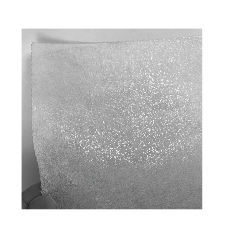 
Factory direct sale ultra-thin 1025hf impregnated chemical bond non-woven interlining 