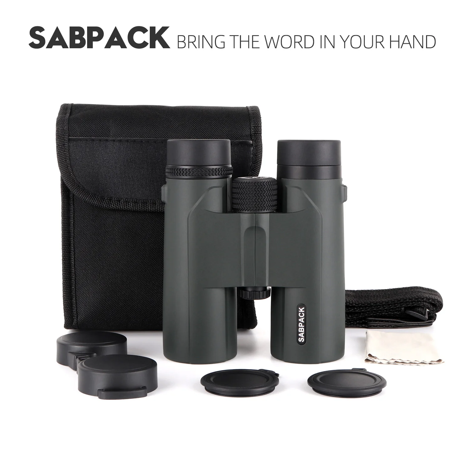 Бинокль SABPACK 10X42 BAK4 Prism FMC широкоформатный HD бинокль с зеленой пленкой большой диаметр дальность
