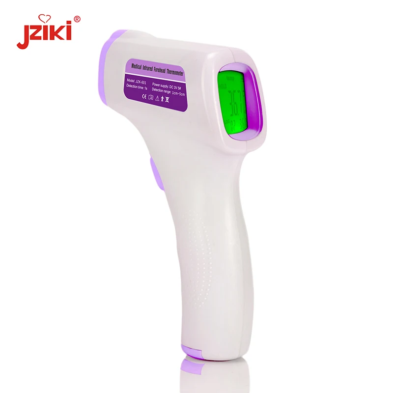 Manufacture approved head non contact ir infrared thermometer digital colors back light infrared body thermometer