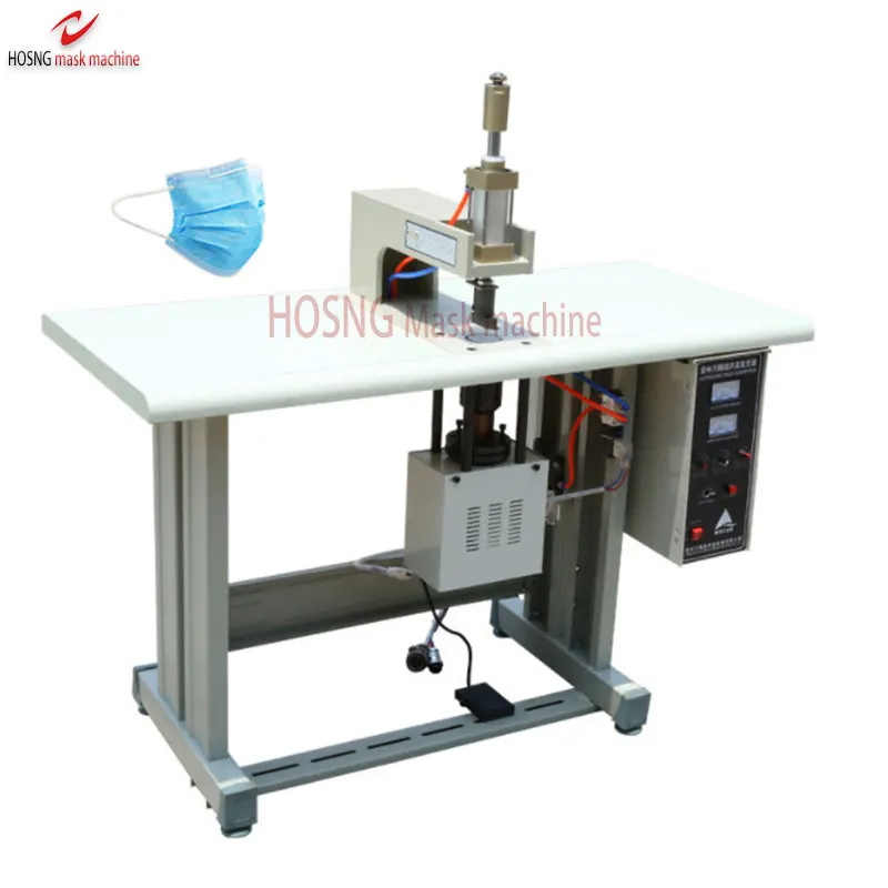 Factory Directly Sale Ultrasonic Fabric Spot Welding Machinery For Disposable Medical Gauze Earloop Mask Making With CE