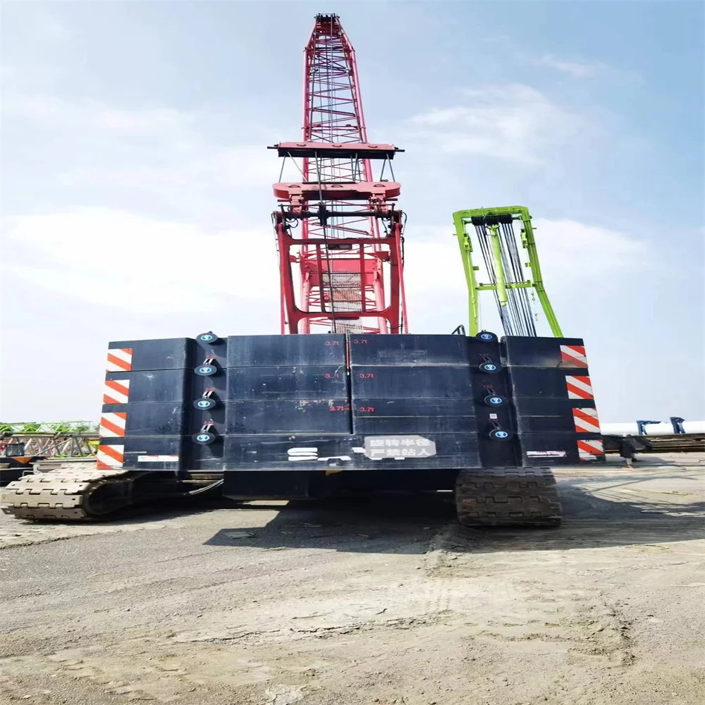 Sany 90T used  crawler crane sany  SCC900A year2018  very new machine beautiful machine good working condition