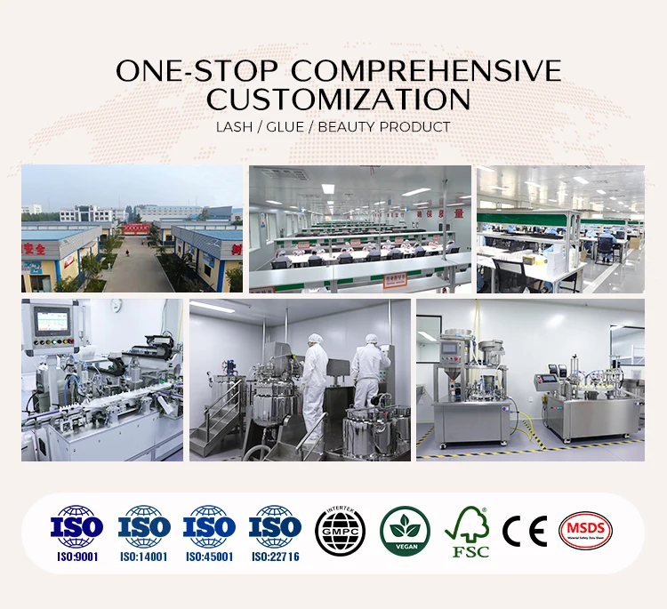 PMMA free 0.1s fast dry 5ml eyelash glue black waterproof long lasting eye lash glue custom logo