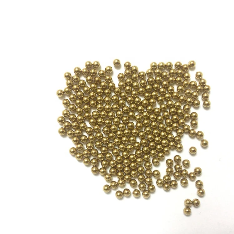 
Hot selling H62 Solid 1.5mm 2mm Bearing Copper Ball 