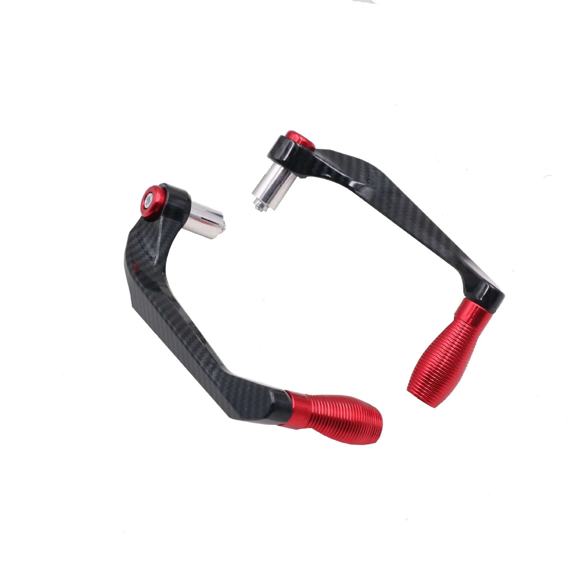 Hot Sale Sanhang Motorcycle Accessories Aluminium Carbon Universal Lever Guard 22mm Handlebar Handle Grip Protector  Guard