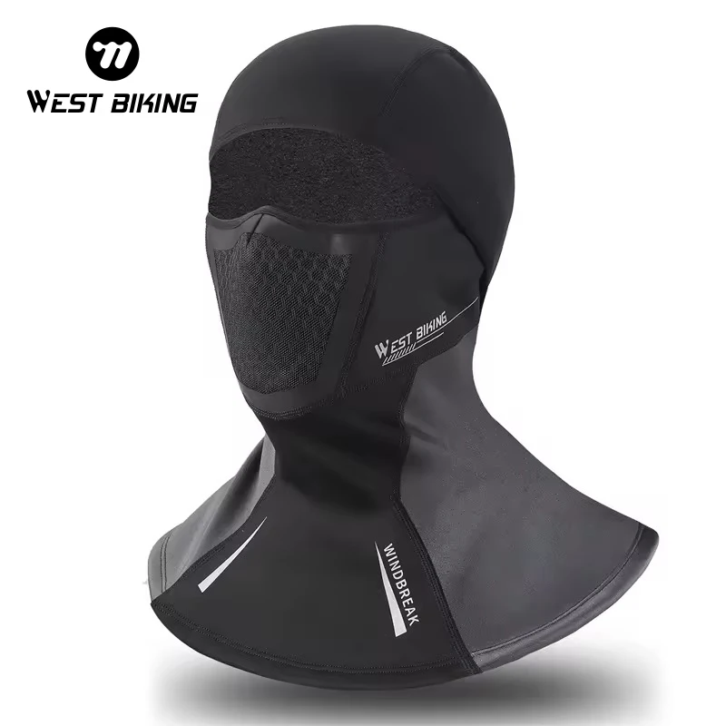 WEST BIKING Wholesale Windproof Custom Ski Mask Winter Hat Men Warm Acrylic 3 Hole Knitted Balaclava Designer Custom Ski Mask