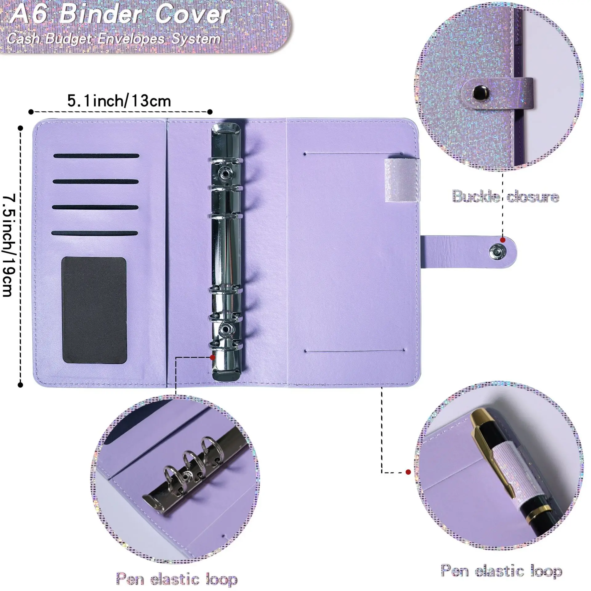 Full Star a6 loose-leaf bookkeeping notebook Creative cash budget financial planning ledger wholesale
