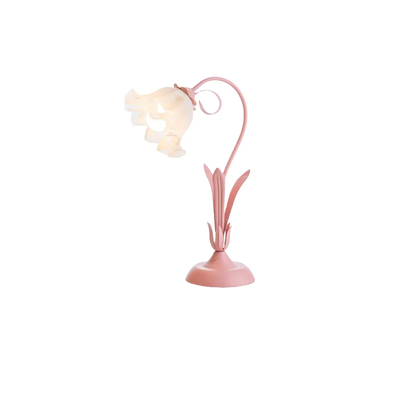 *110V USB Charging American Rural Nostalgic Night Light Net Red Flower Decoration Free Folding Changeable Shape Table Lamps