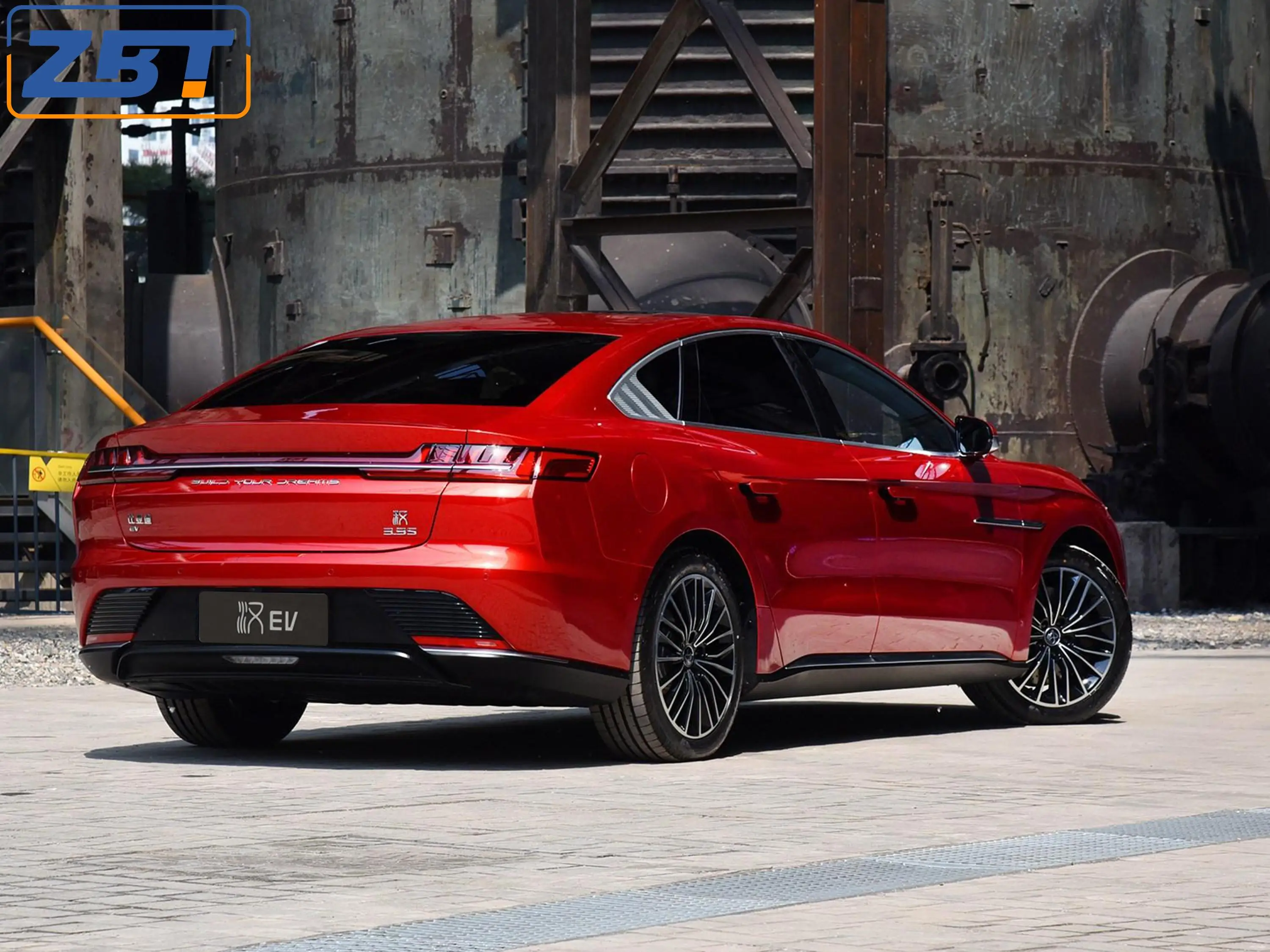  BYD han ev fastback супер длинный диапазон 605 км лимузин автомобильный Интеллектуальный Электрический салон с