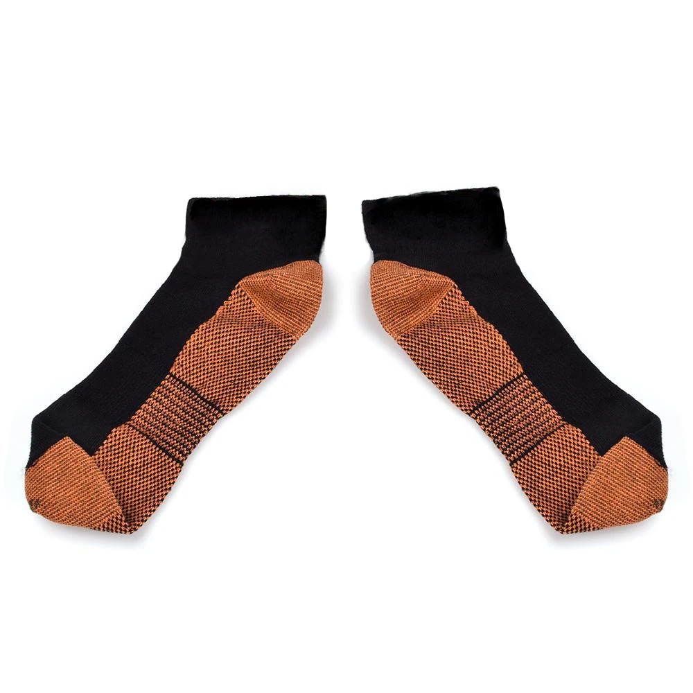 Unisex Cotton Funny Footless Compression Socks Sleeve Women Men Ankle Protect Copper Nylon Half Open Toe Sport Cheap Fancy Socks