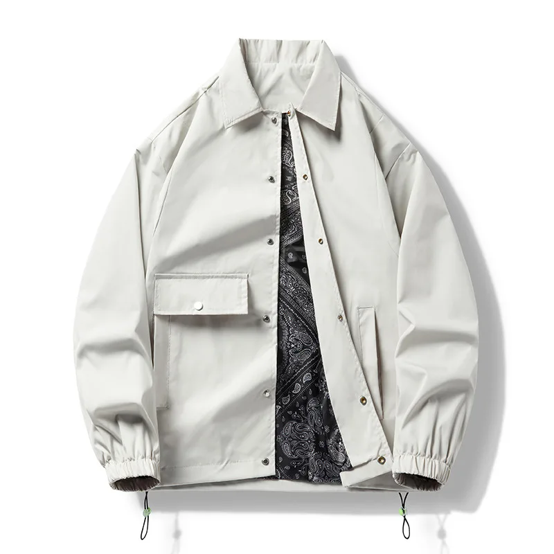 Мужская Повседневная куртка большого размера