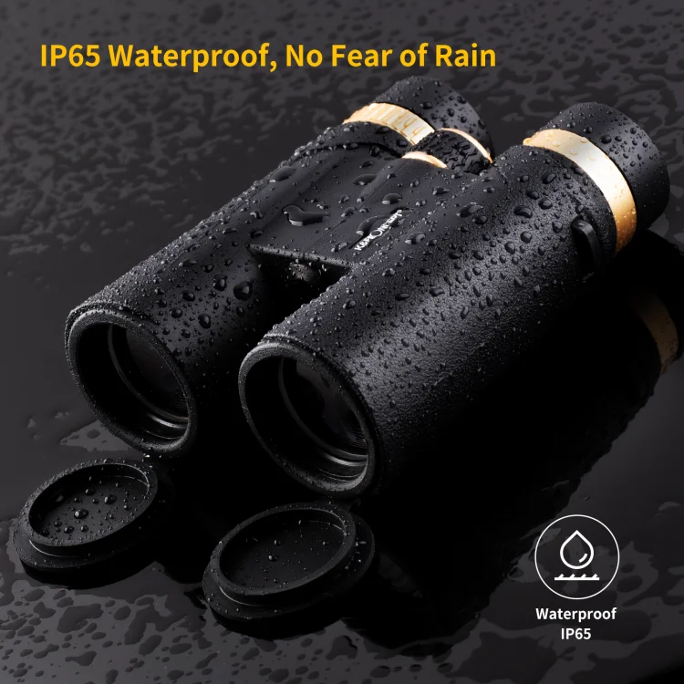 K&F Concept 12x42 high powerful digital hunting binoculars bak4 night vision goggles binoculars for adults