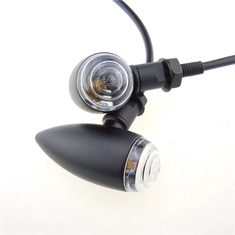 Поворотник для мотоцикла E24 из алюминиевого сплава, 12 светодиодов/лампочка, указатели поворота для мотоцикла, мини-индикатор поворота для мотоцикла