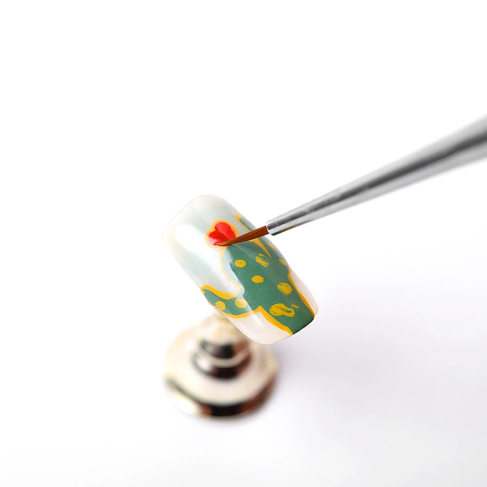 3pcs/set Professional Nail Art Pen Polish Brush Set for UV Gel Builder Stripes Lines DIY Drawing Pen Silver Nail Liner Brush Pen