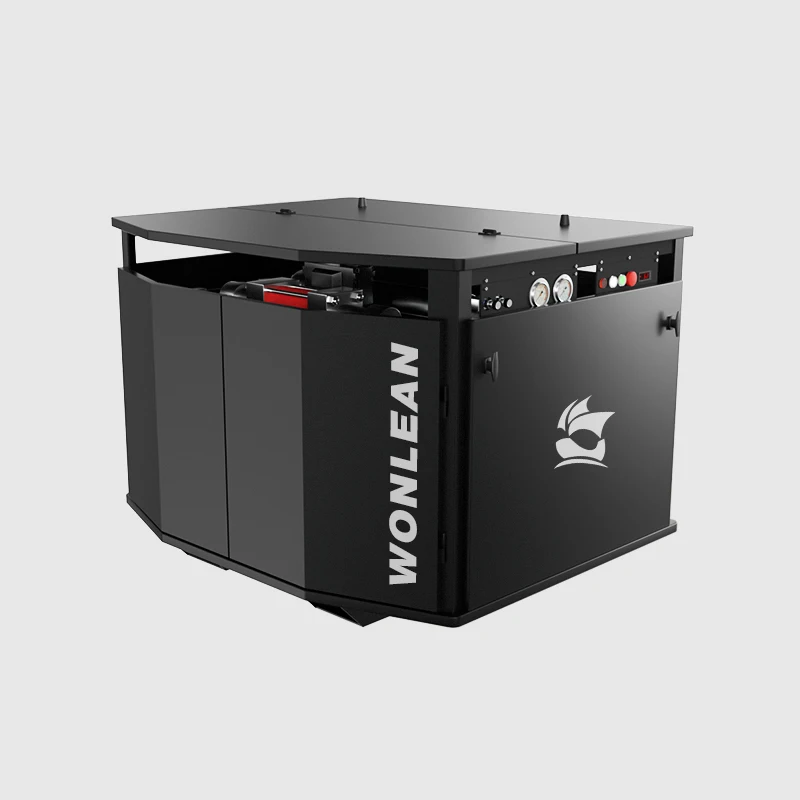 WONLEAN fully automatic cnc laminated glass water jet cutting machine