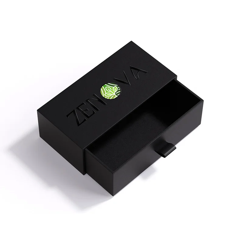 Free Design Custom Recyclable Paper Box Small Sliding Cardboard Box Packaging Luxury Cosmetic Gift Drawer Packaging Box