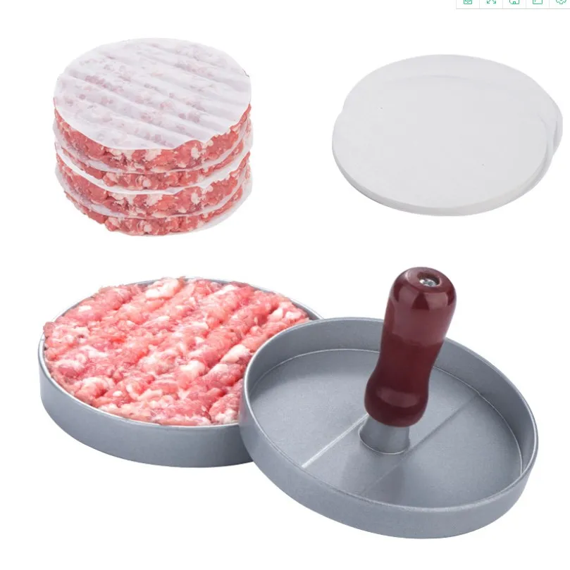 DIY Hamburger Meat Press Tool Patty Makers Meat Burger hoecake pone Maker Mold