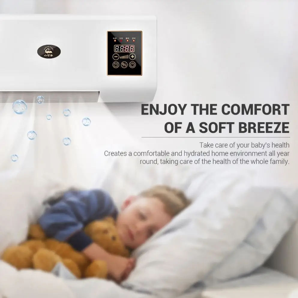 Wholesale Air Conditioner Heating Fan Wall Mounted Electric Dual Use Fan Space Heater Room Household Air Conditioner Heater