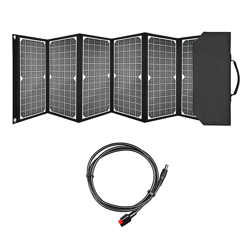 
60W Portable Folding Solar Panel Carry bag USB Folding Mobile folding solar panel charger for Travelling 