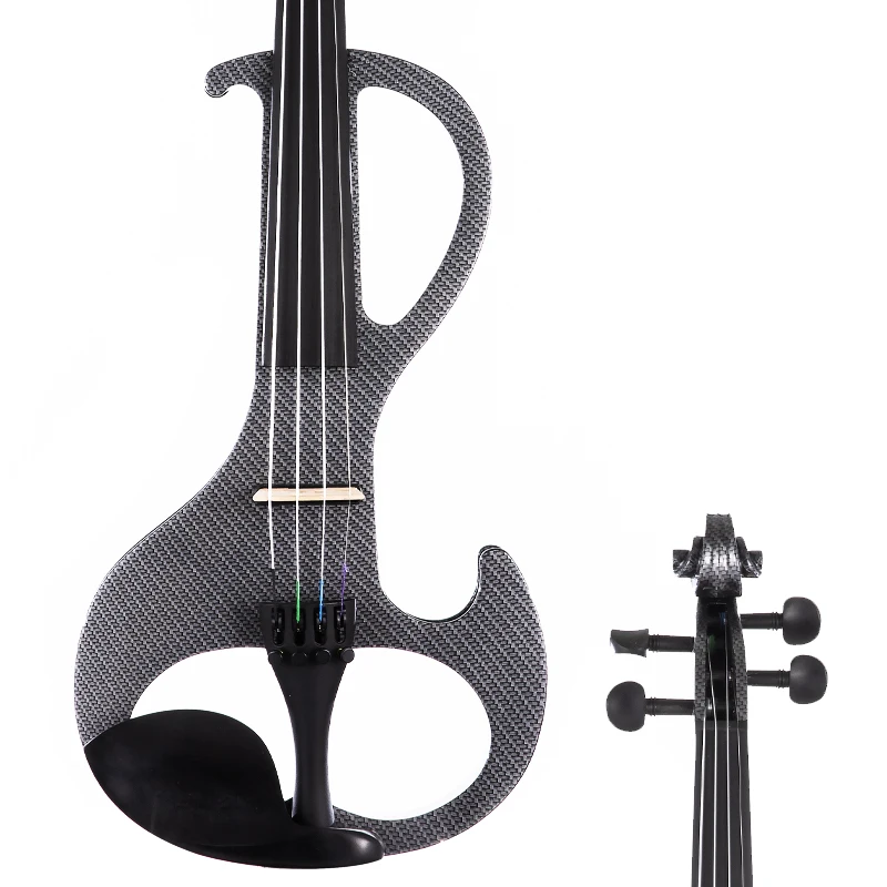 Funny Musical Instruments with bow and case shoulder rest 4/4 profetional strigs electric violin