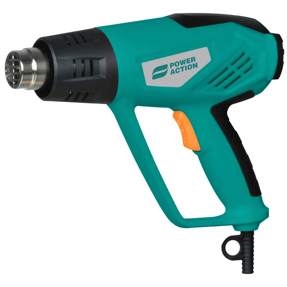 Power Action  HG2000V 2000W  Adjustable Hot Air Heat Gun 2 LEVEL