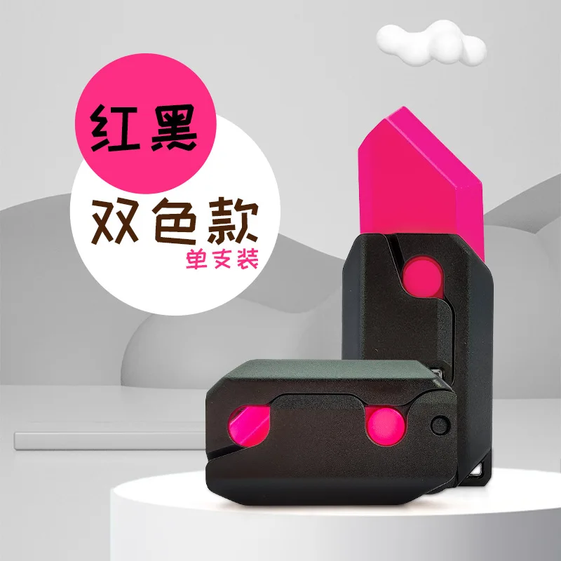 3D gravity knife Luminous radish knife Decompression toy 3D printing radish knife series