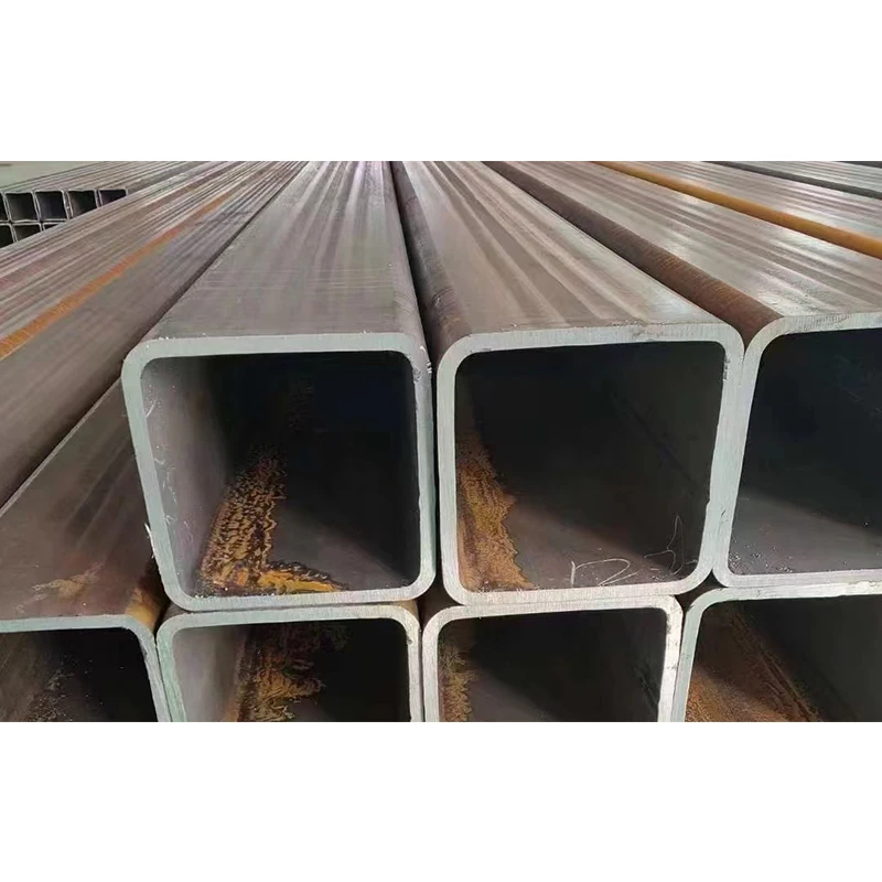 High quality Carbon steel square tube ASTM A36 Q195 Q235 Q345 SS400 Seamless steel Durable black hollow square tube cheap