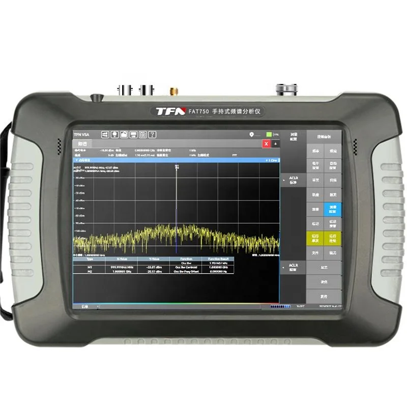 TFN FAT750 9KHz~6.3GHz RF Spectrum Analyzer Wireless Testing Handheld Digital Spectrum Analyzer