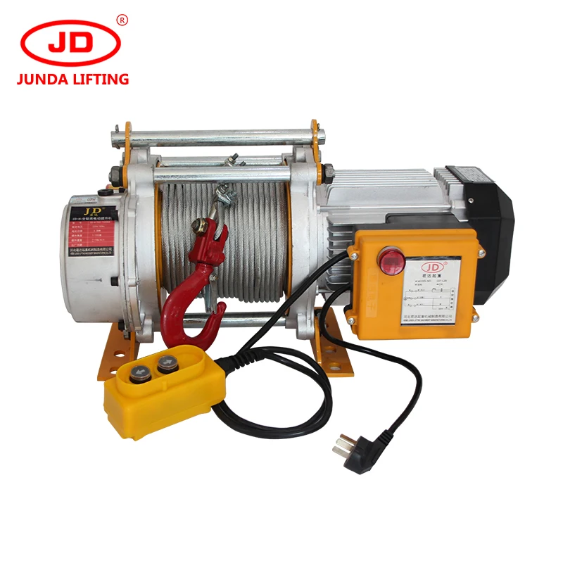 Electric winches 380 V 750-1500 kg