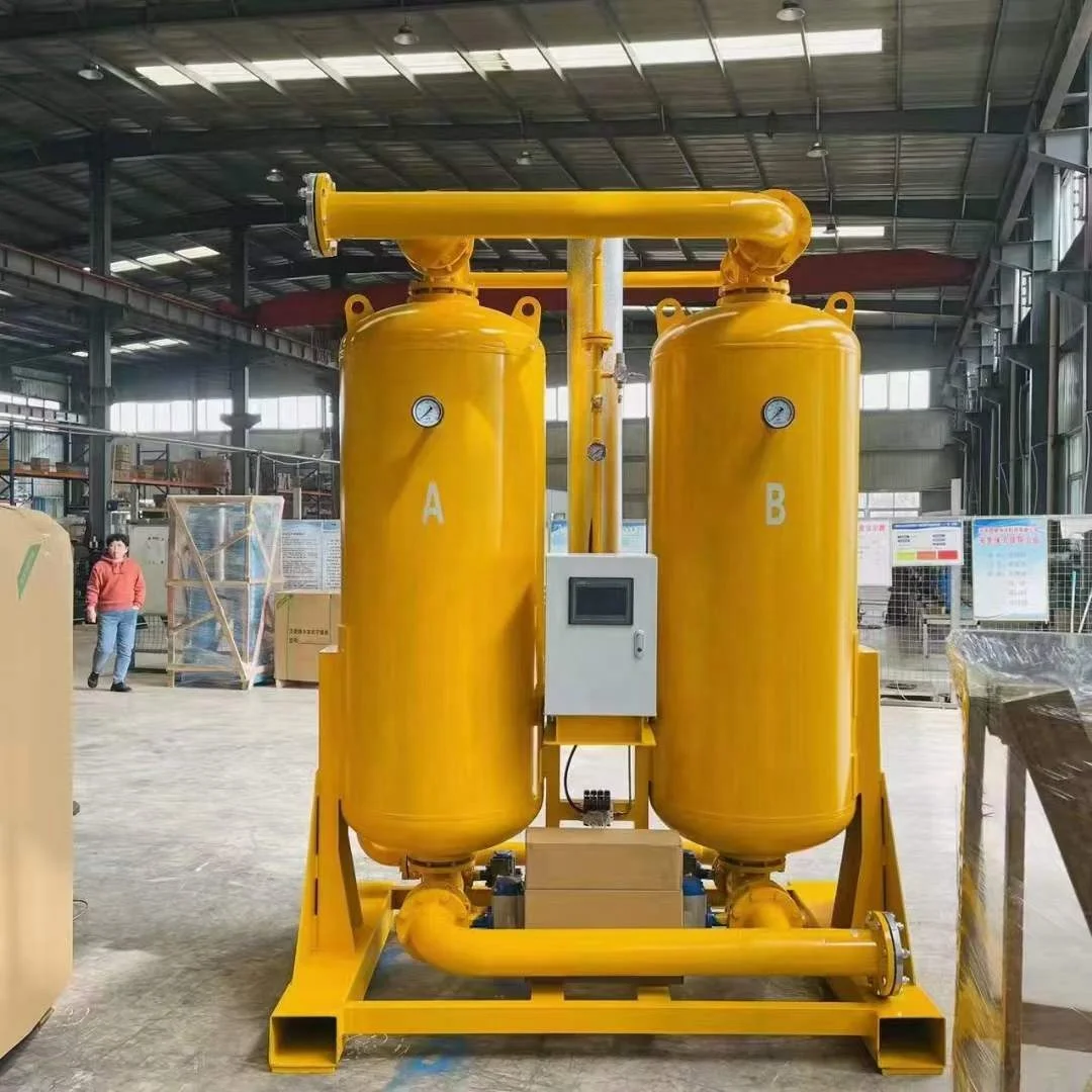 Высококачественная нержавеющая сталь 110 м/мин микро-тепловая рекуперативная адсорбционная воздушная сушилка для промышленных воздушных компрессоров