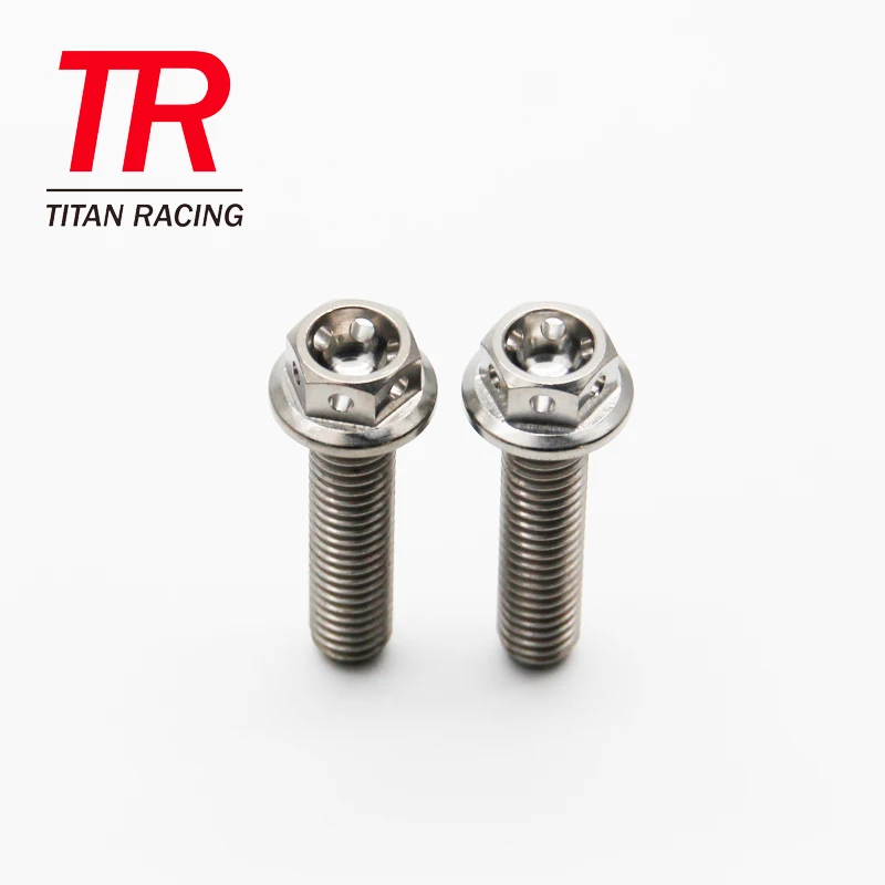 M8 M10 Titanium Caliper Bolts Race Spec Hex Flange Bolt