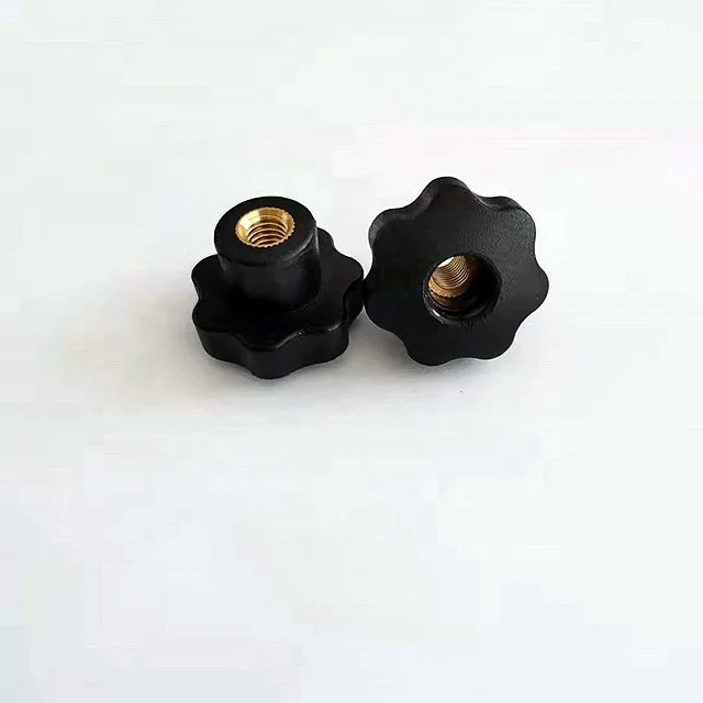 Cheap D25*M6 Plastic Star Clamping Knob with Through Hole